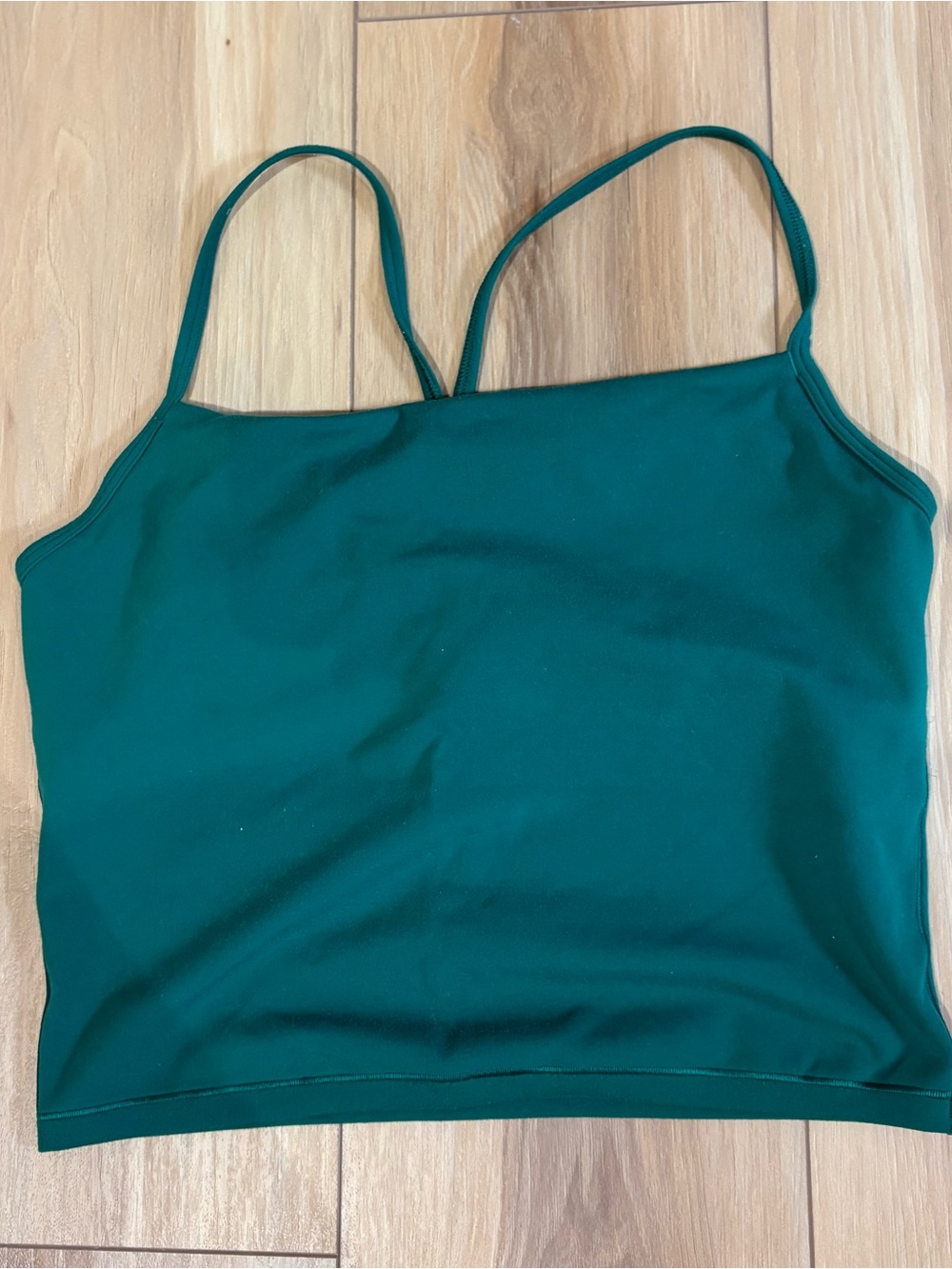 GAP Emerald Green Spaghetti Strap Crop Top